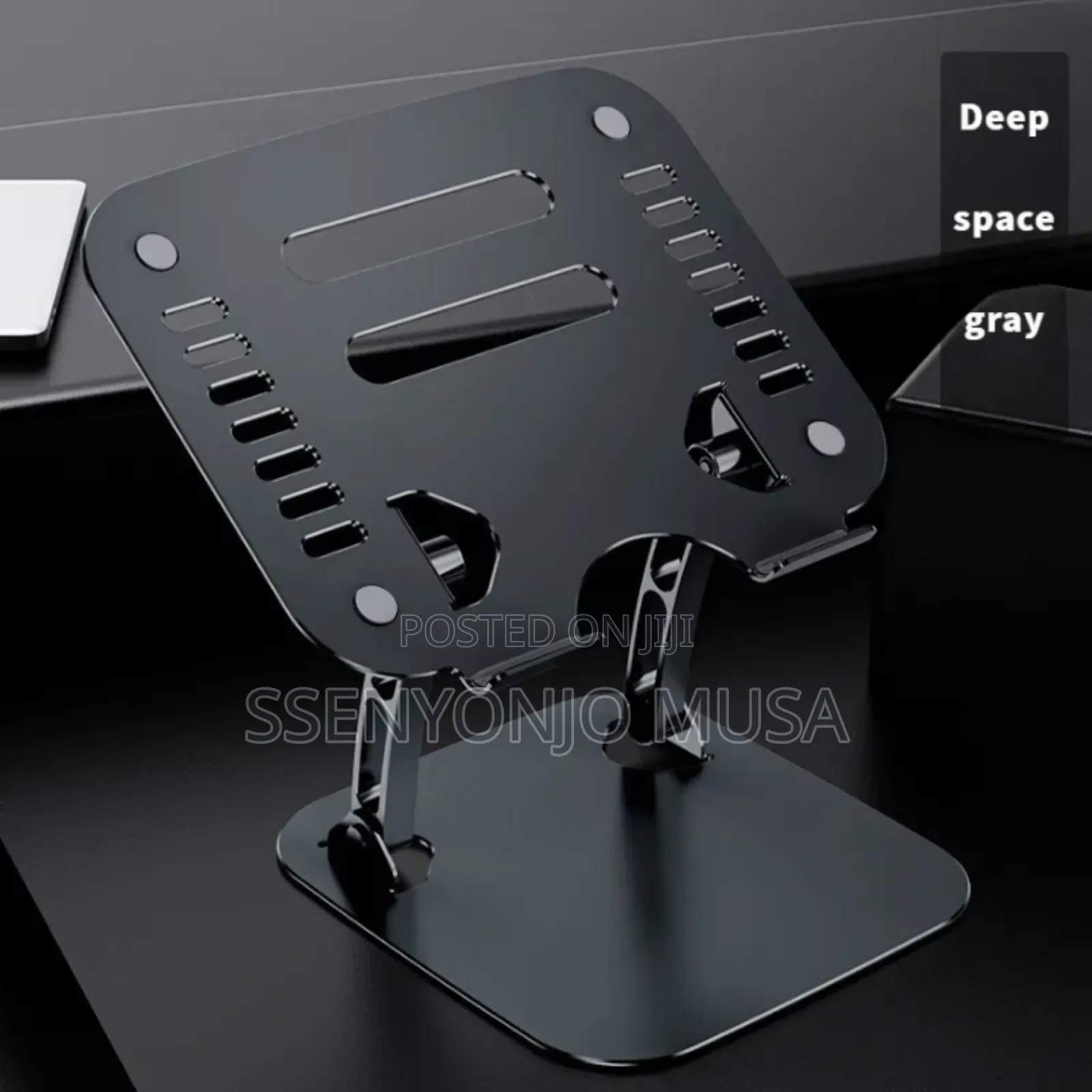 Aluminum Alloy Adjustable Laptop Stand - Folding Portable.