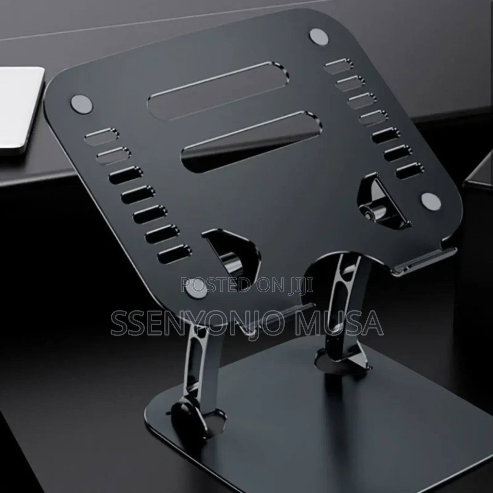 Aluminum Alloy Adjustable Laptop Stand - Folding Portable.