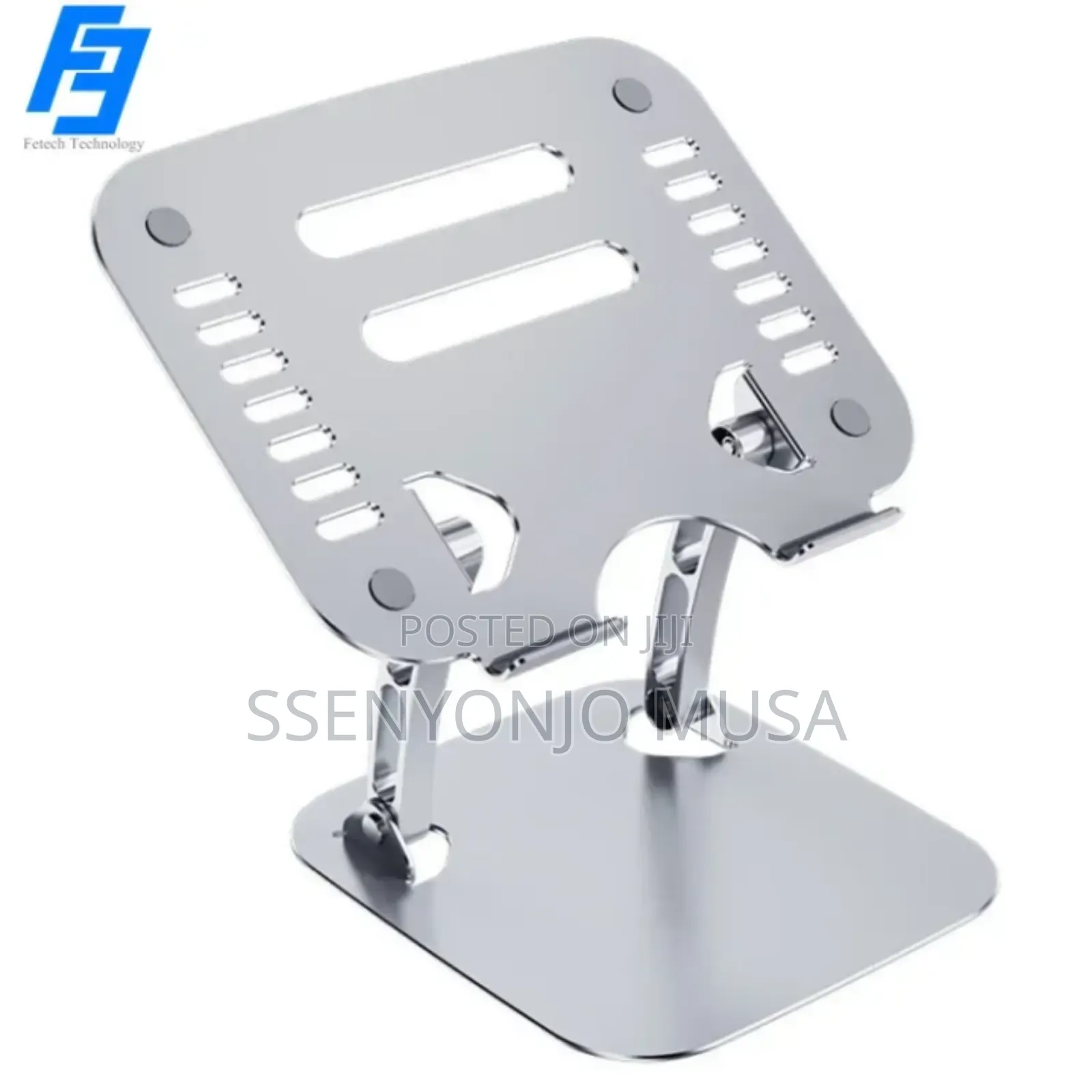 Aluminum Alloy Adjustable Laptop Stand - Folding Portable.