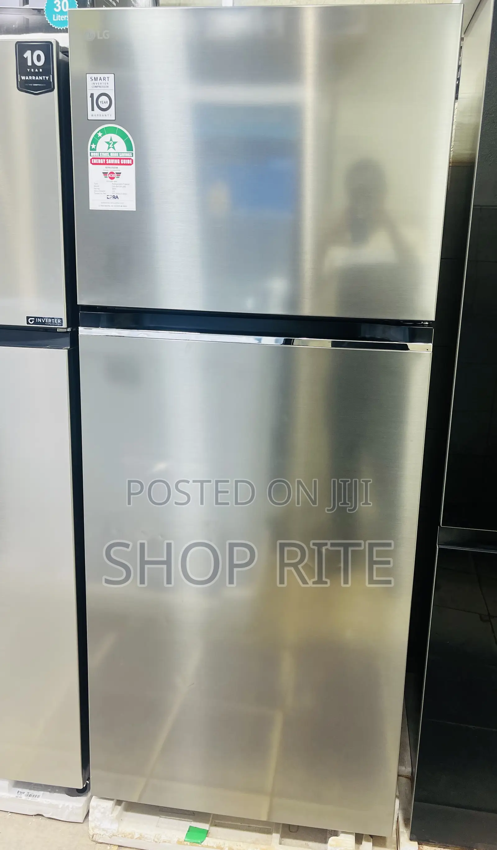 Lg Refrigerator 427 Liters Double Door Frost Free