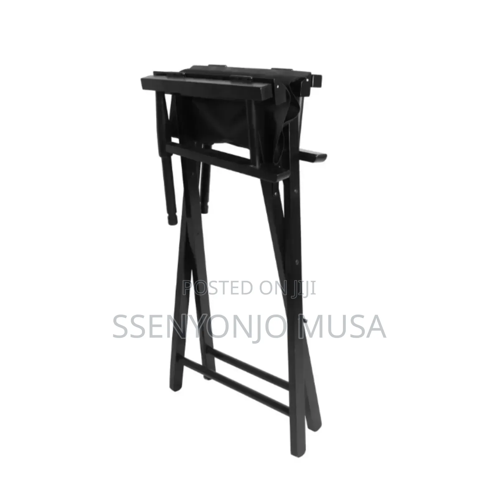 Portable Aluminum Folding Make-Up Chair - Compact Beauty