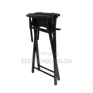Portable Aluminum Folding Make-Up Chair - Compact Beauty