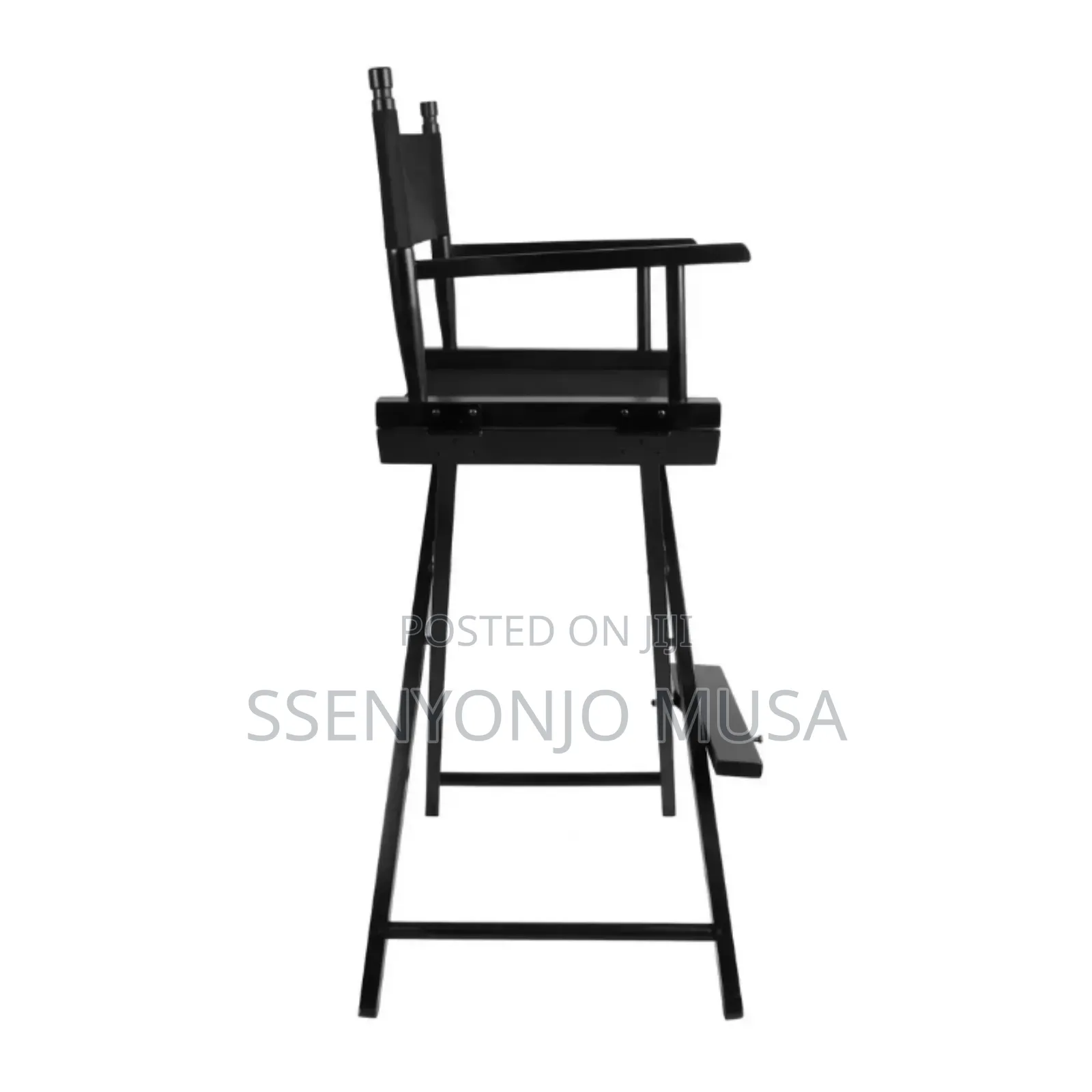 Portable Aluminum Folding Make-Up Chair - Compact Beauty
