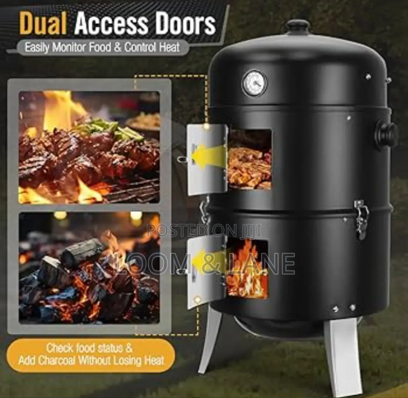 Round Charcoal BBQ Grill