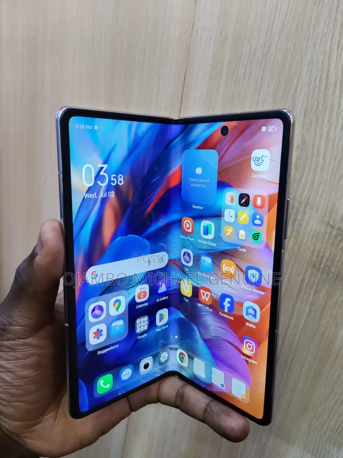 Tecno Phantom V Fold 2 512 GB Blue