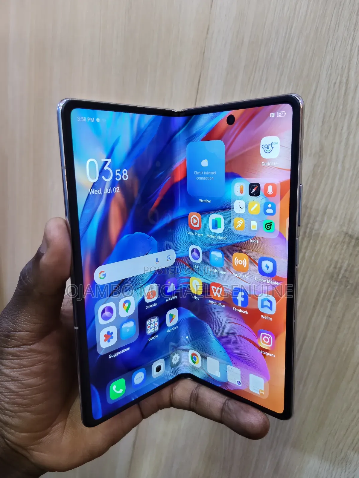 Tecno Phantom V Fold 2 512 GB Blue
