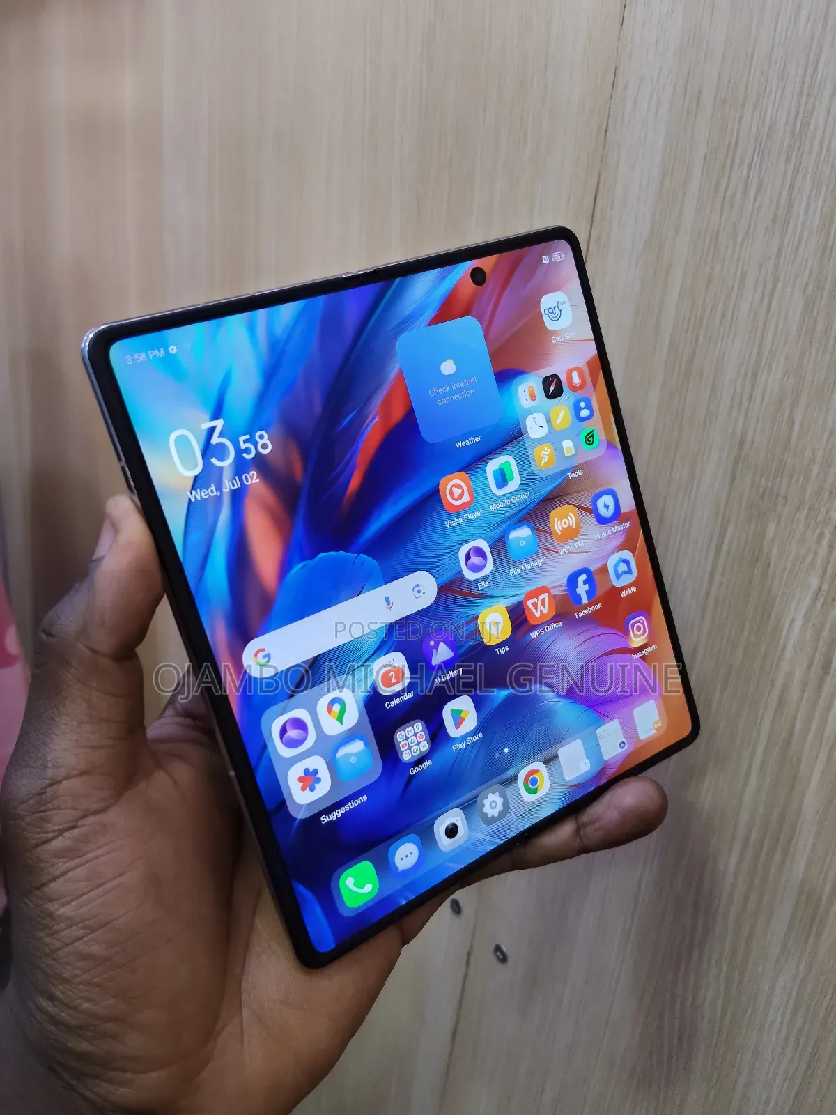 Tecno Phantom V Fold 2 512 GB Blue