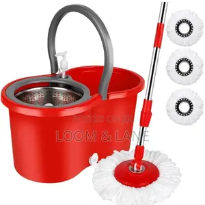 Mop Bucket Cleaning 360 Spin Wringer