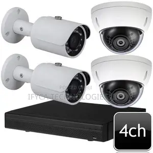 4 Channel Analog Cctv Camera System (Free Installation)