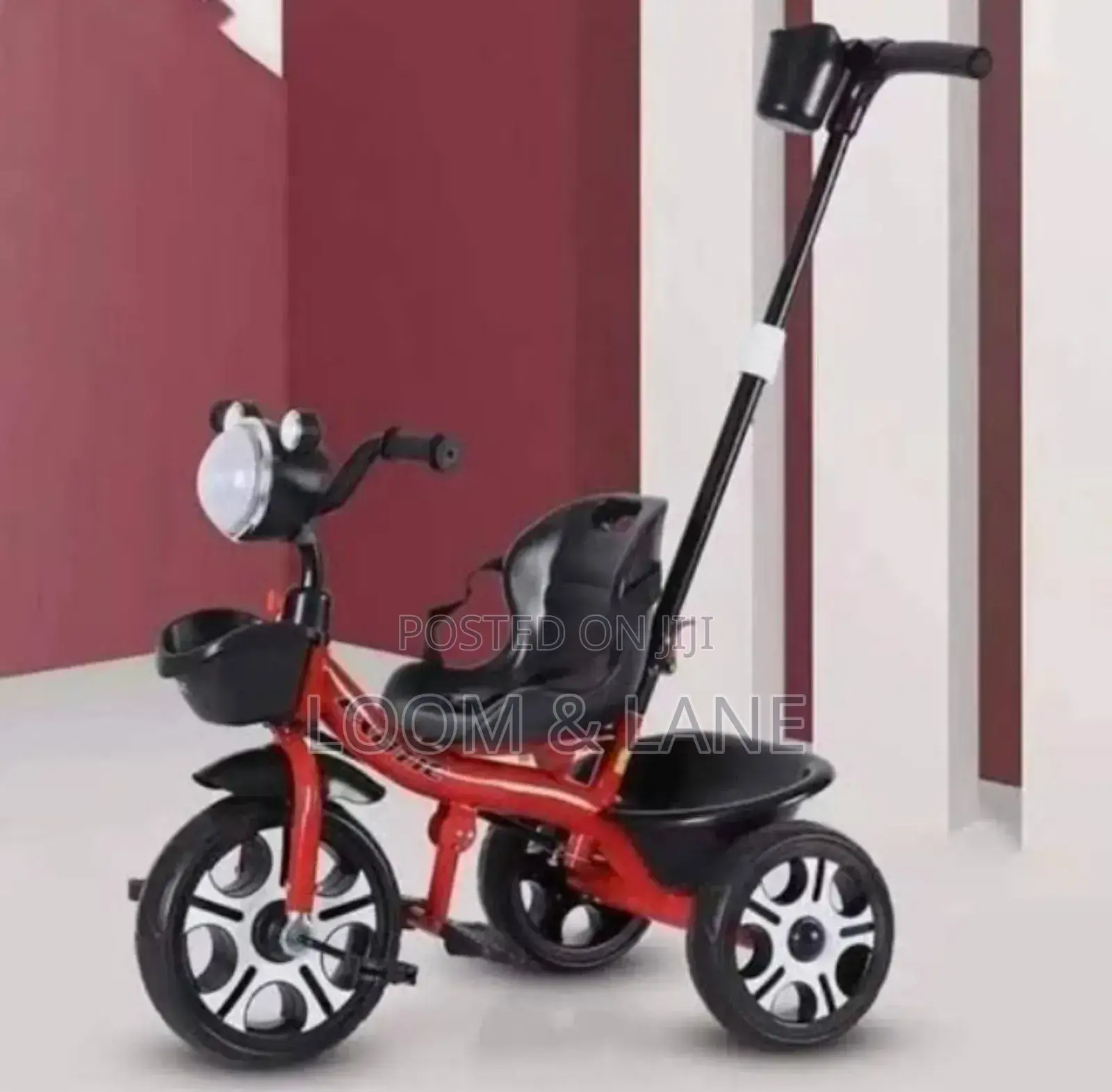Three Wheeled Children's Tricycle Baby Seat Car