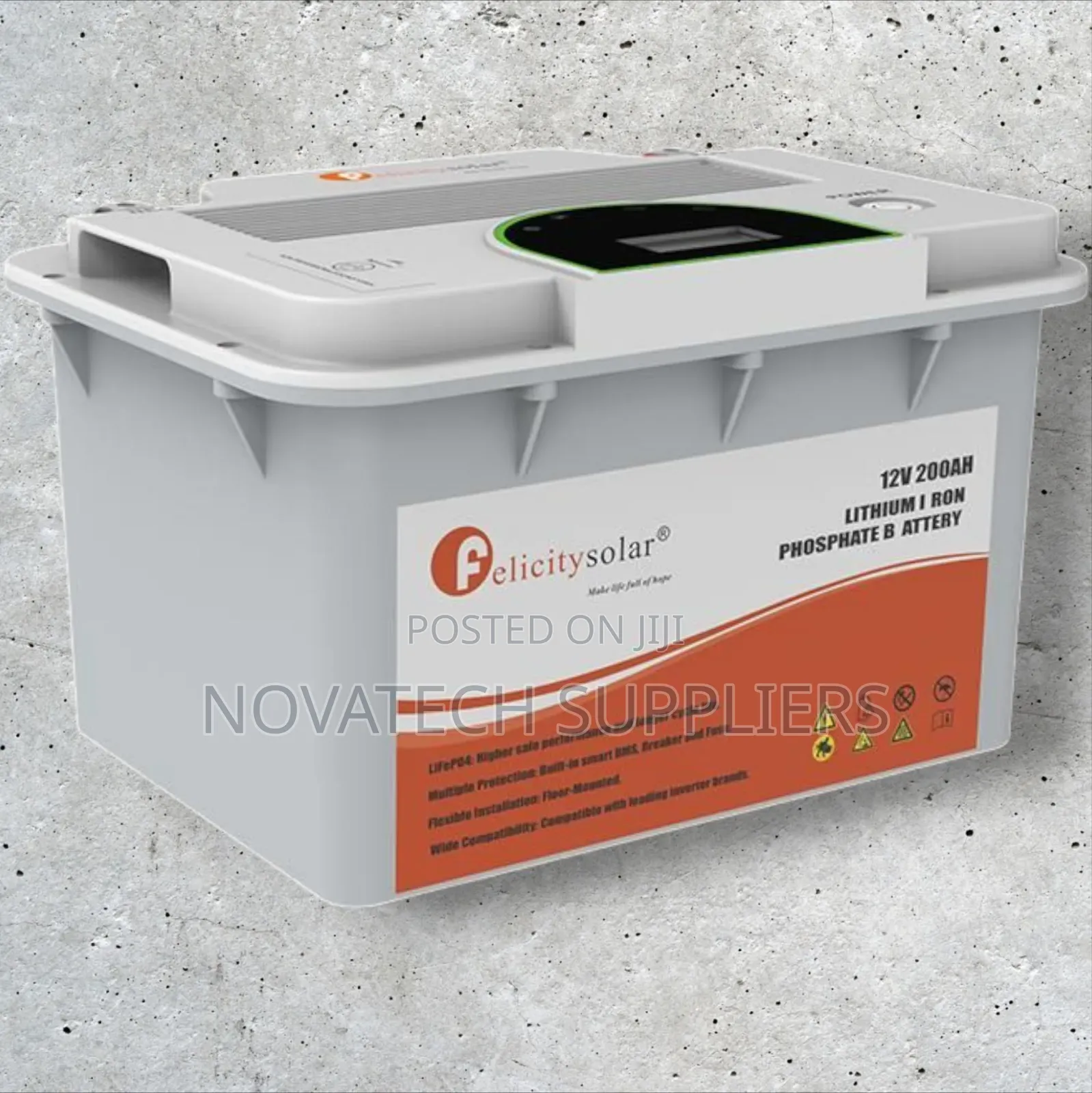 2.56kwh 200ah Felicity Lithium Ion Phosphate Battery Yuhk