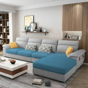 Photo - Claypool 6 Sitter L Sofa Set
