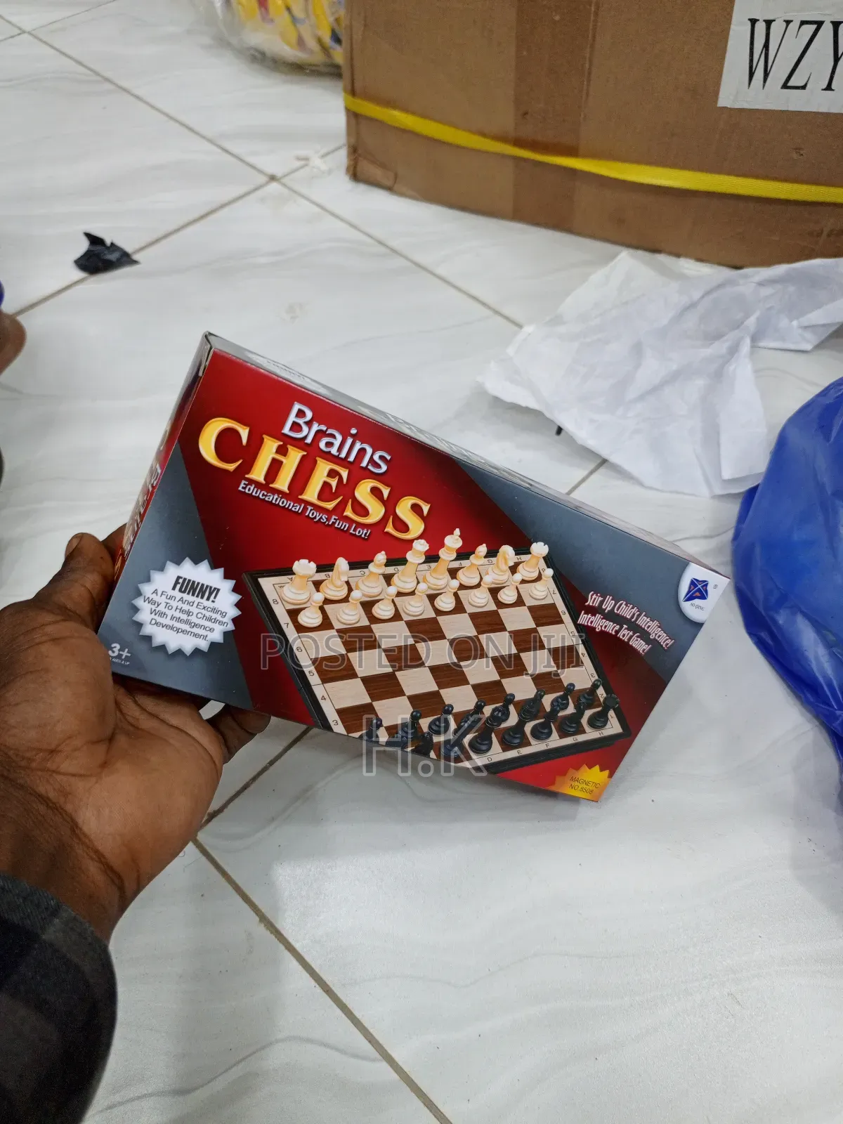 Brains Chess" Magnetic Board Game (Small)