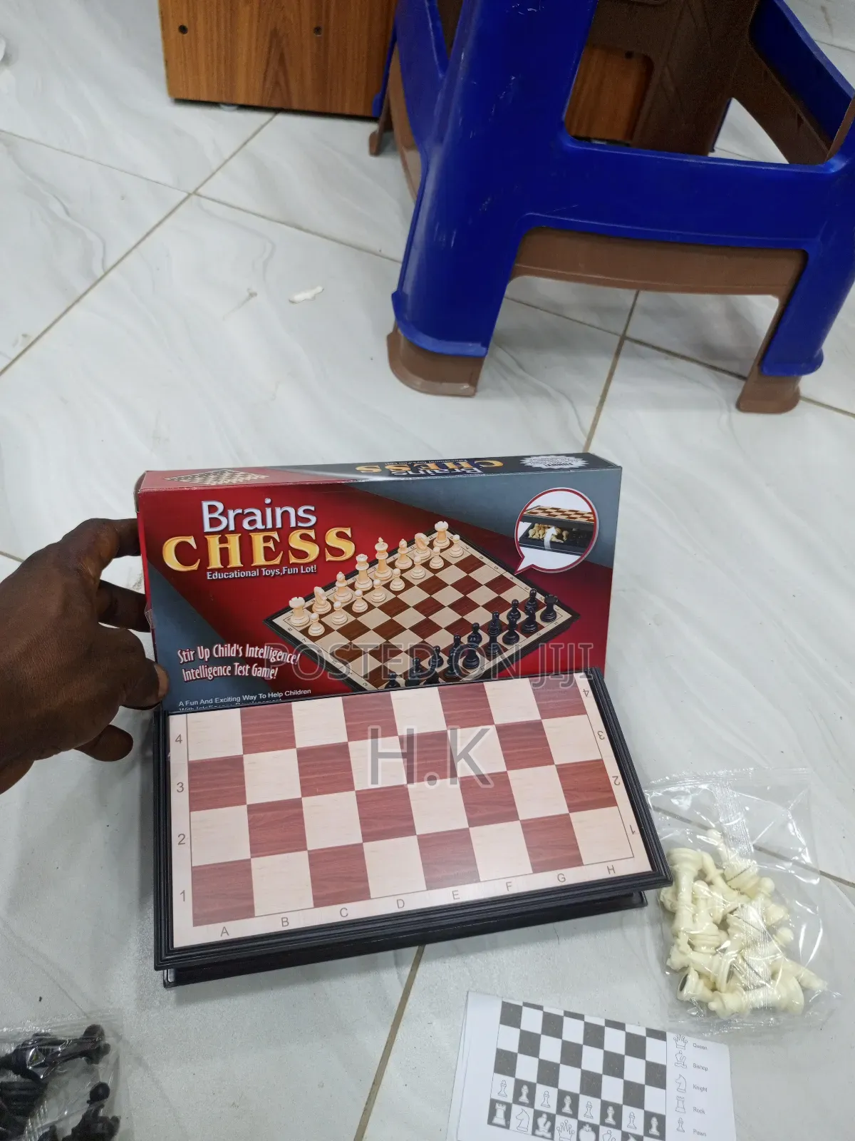 Brains Chess" Magnetic Board Game (Small)