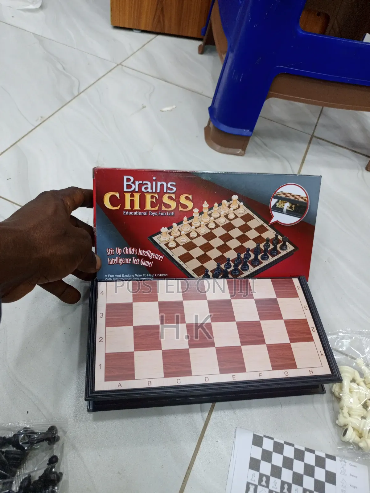 Brains Chess" Magnetic Board Game (Small)