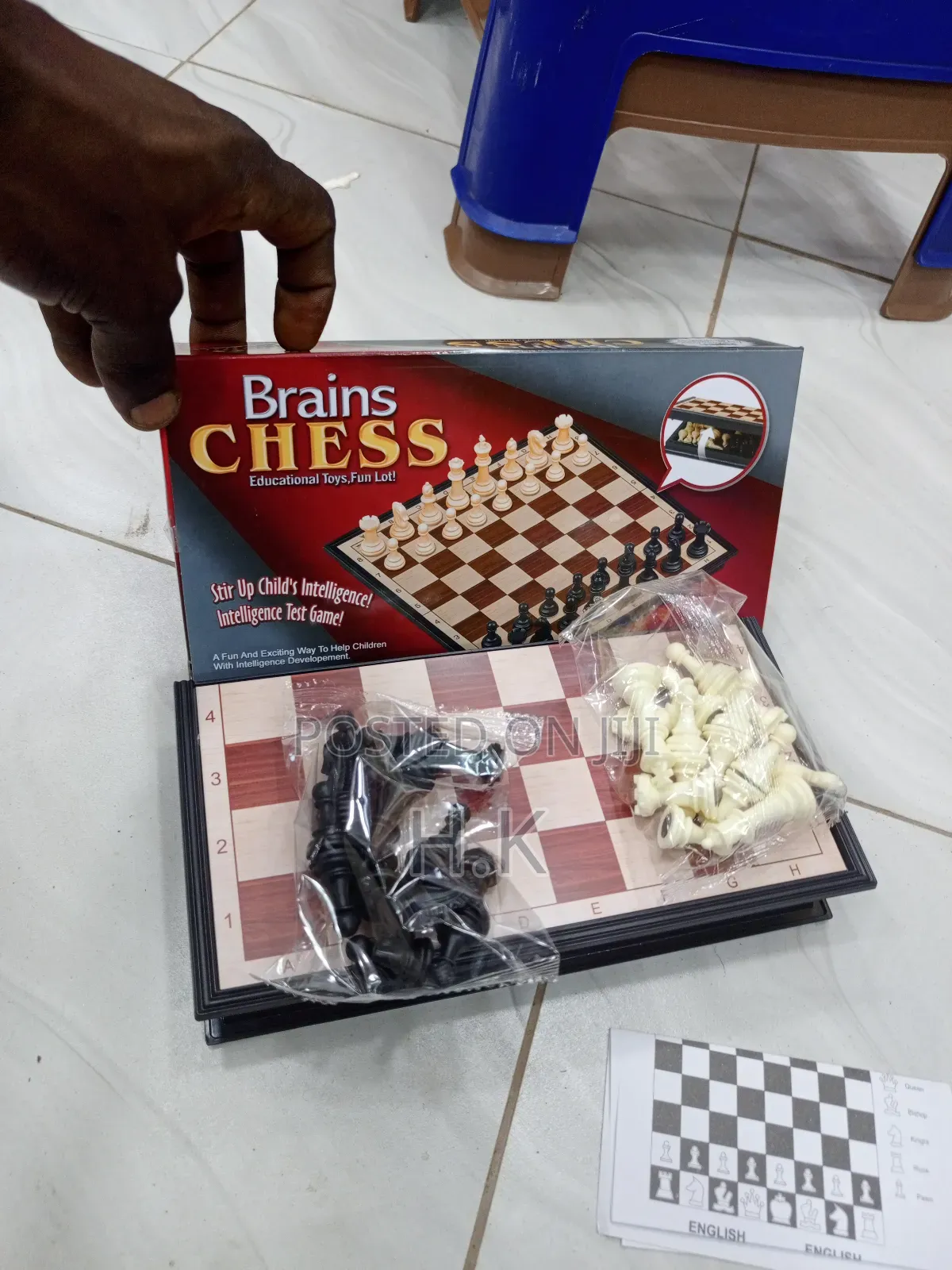 Brains Chess" Magnetic Board Game (Small)