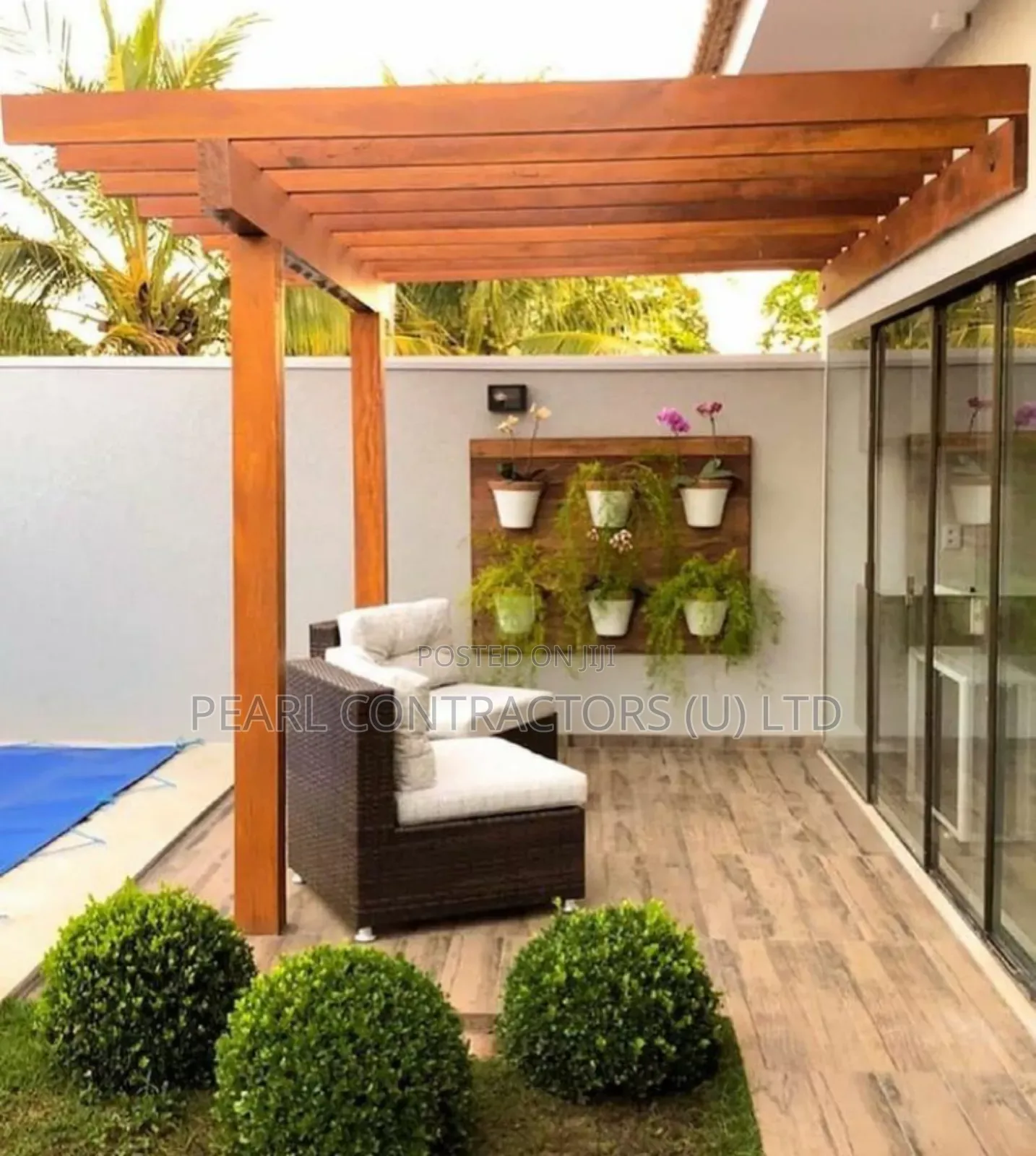 Wooden Pergola Construction