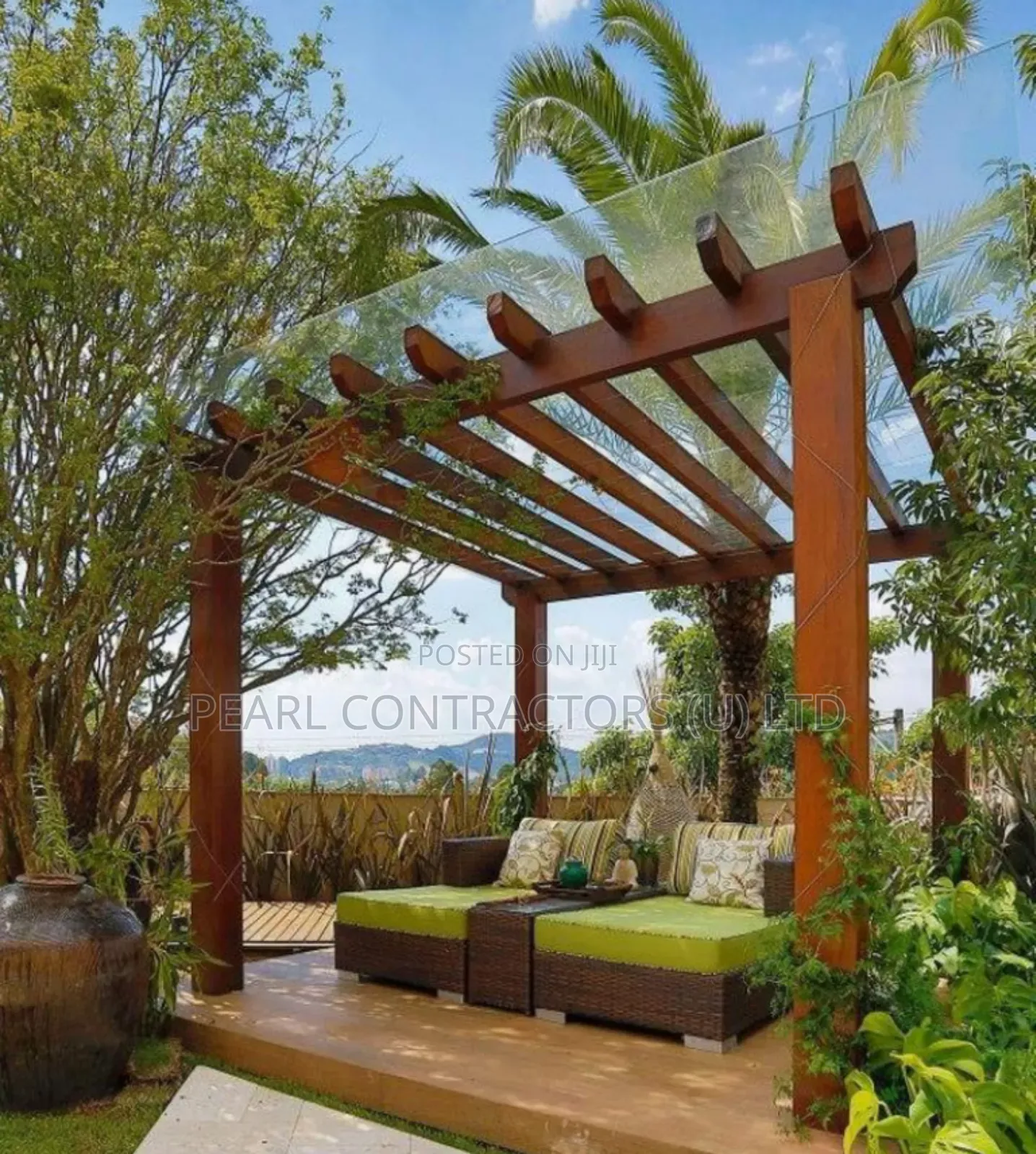 Wooden Pergola Construction