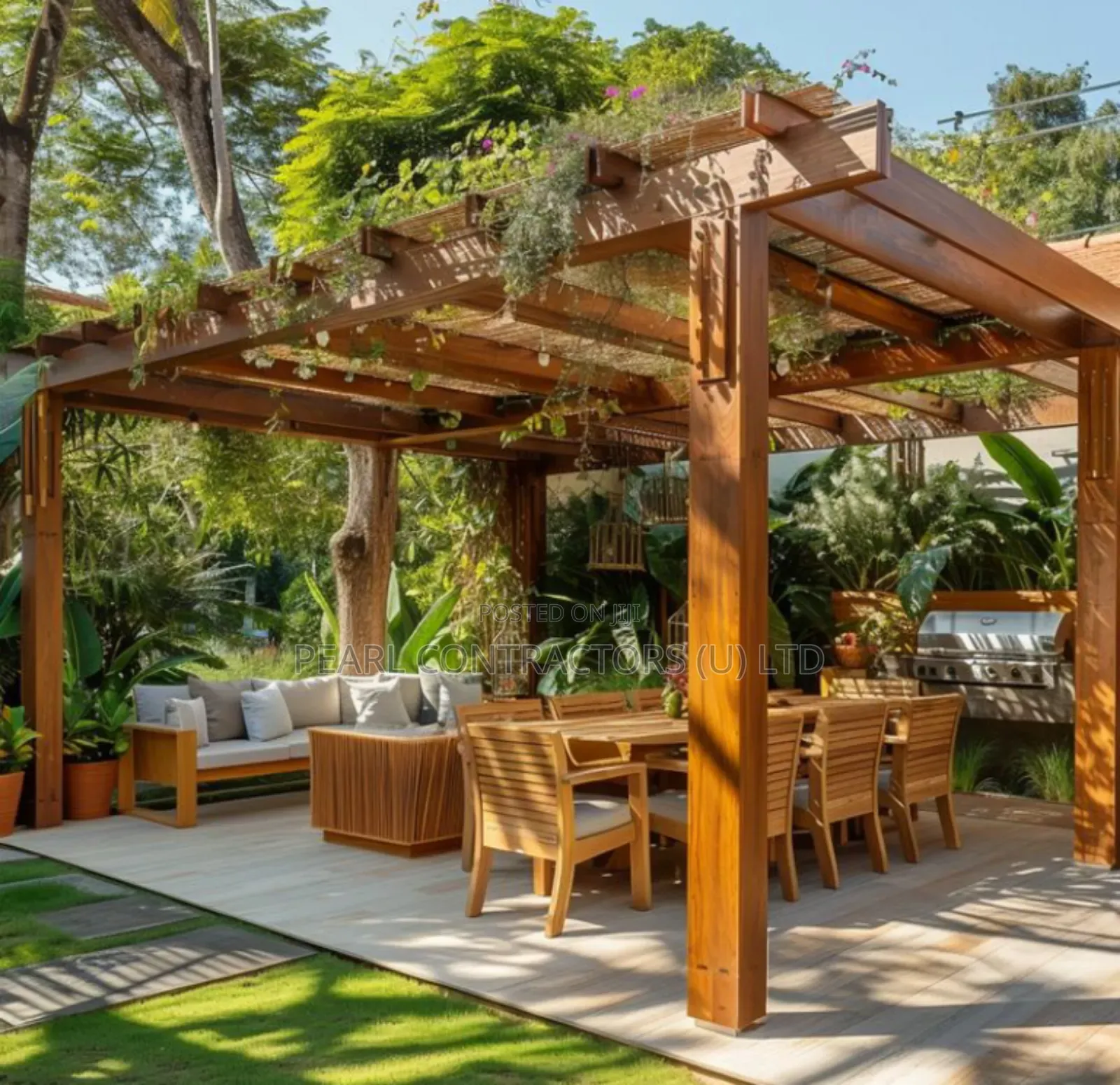 Wooden Pergola Construction