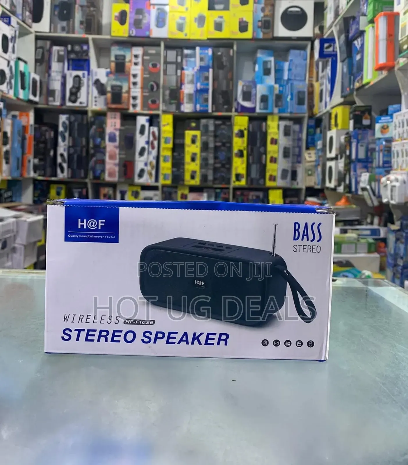 Hf Bluetooth Fm Rechargeable Portable Speaker - Black