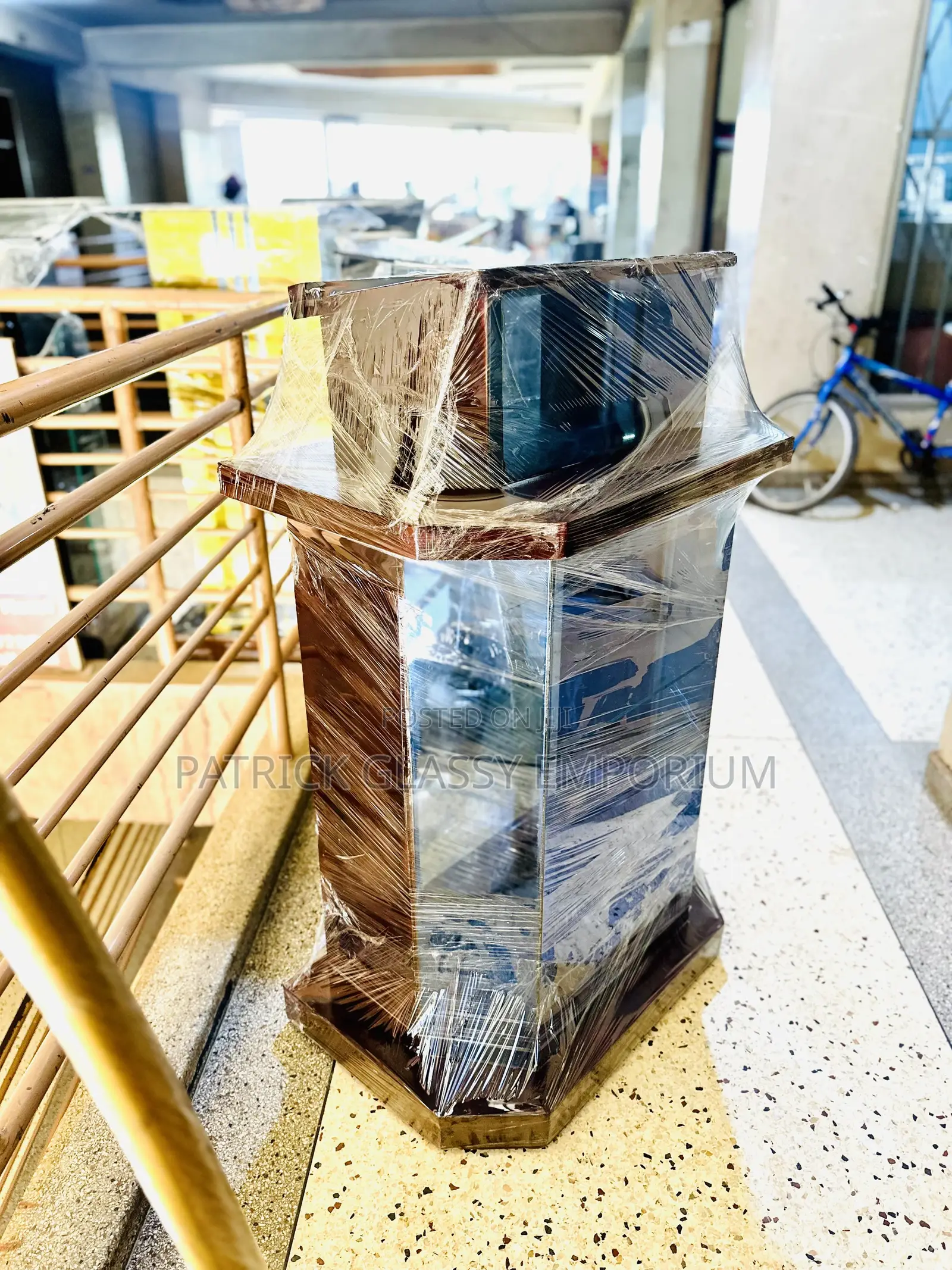 Wood and Glass Pulpit