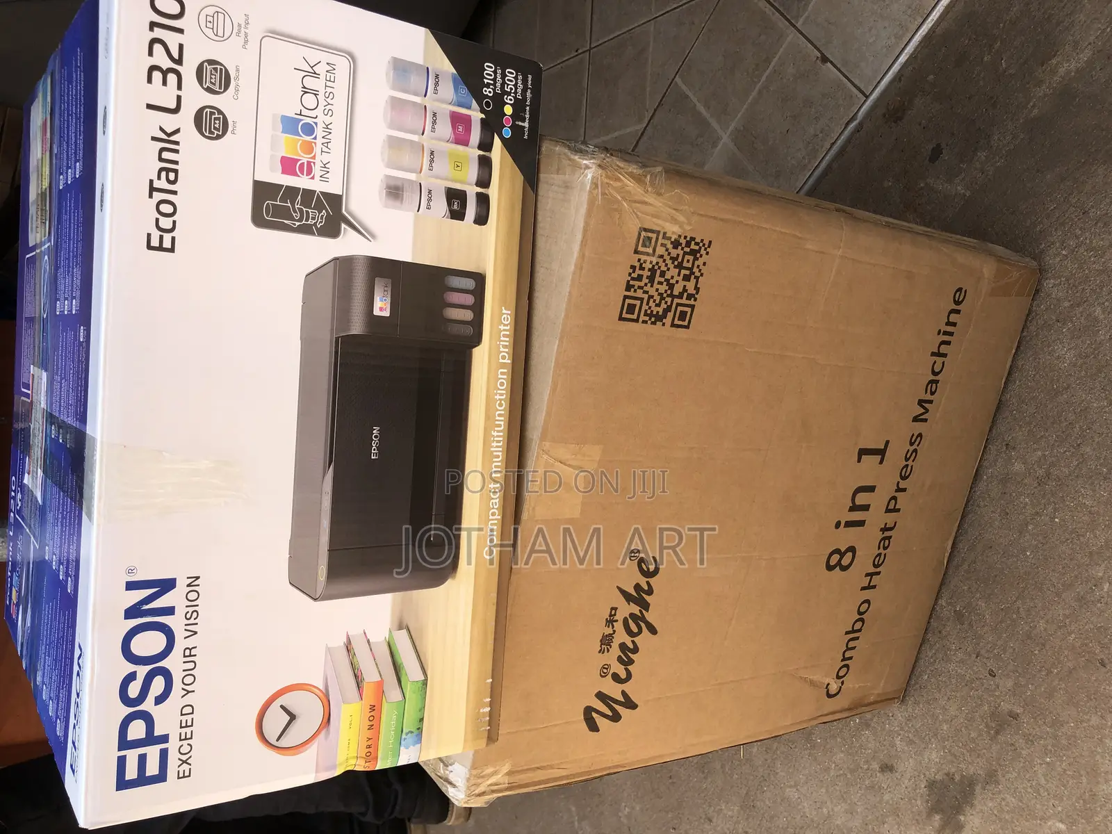 Sublimation Printer and Heat Press 8in1