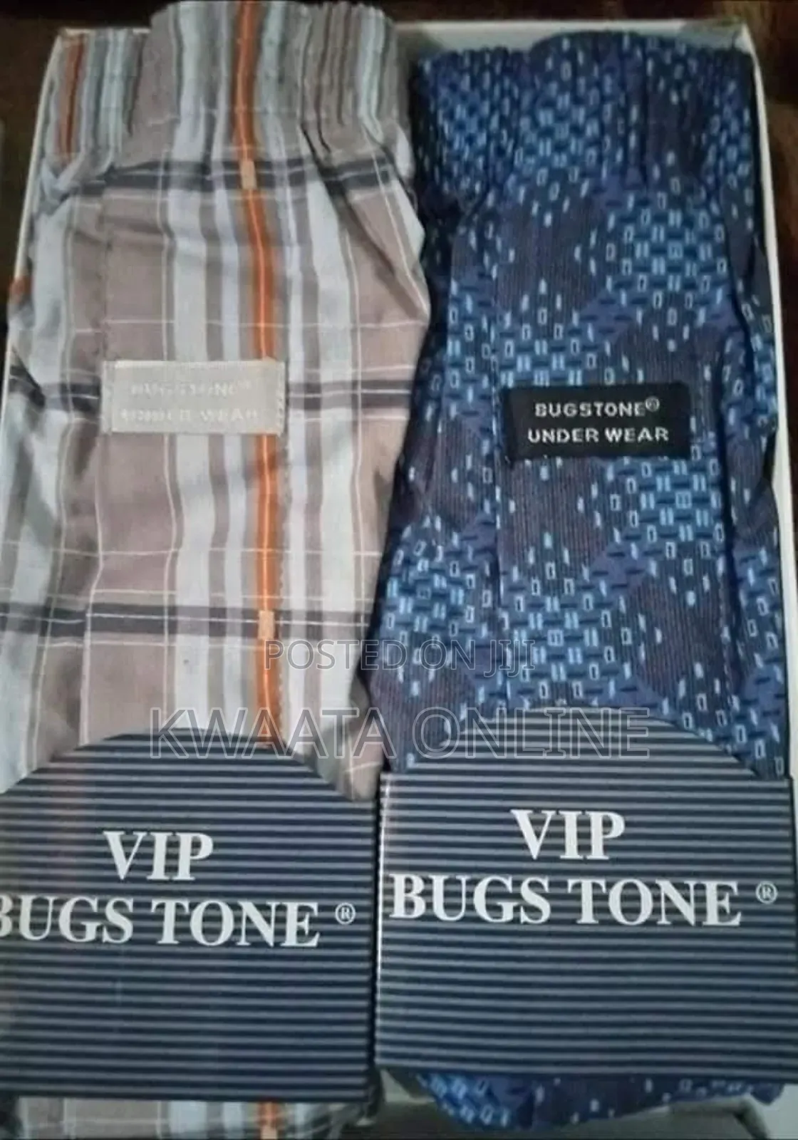 Pack of Two Cotton Bugstone Boxer Shorts