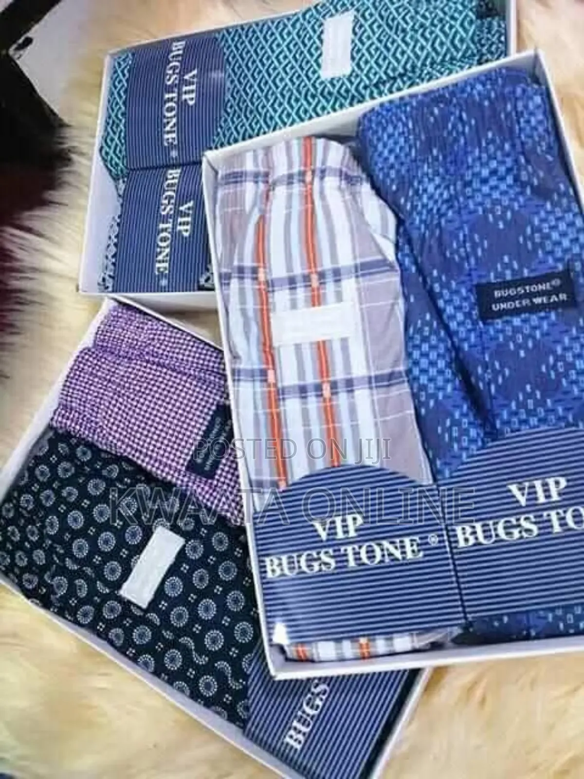 Pack of Two Cotton Bugstone Boxer Shorts