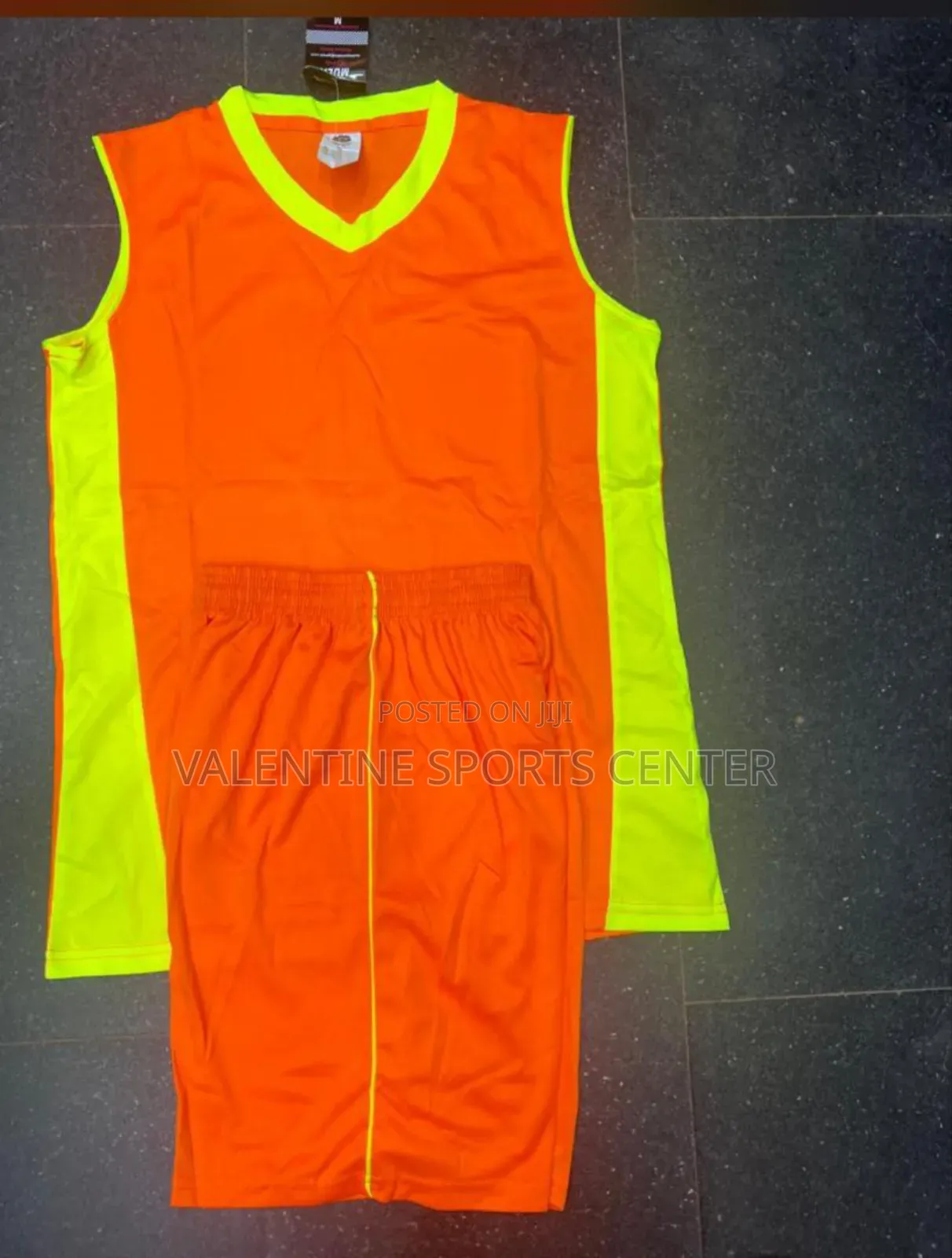 Volleyball Uniform Orange Colour's Full Set 10 Pics at 