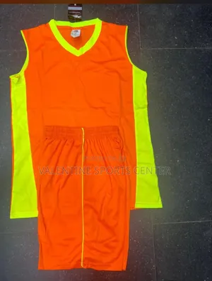 Volleyball Uniform Orange Colour's Full Set 10 Pics at 