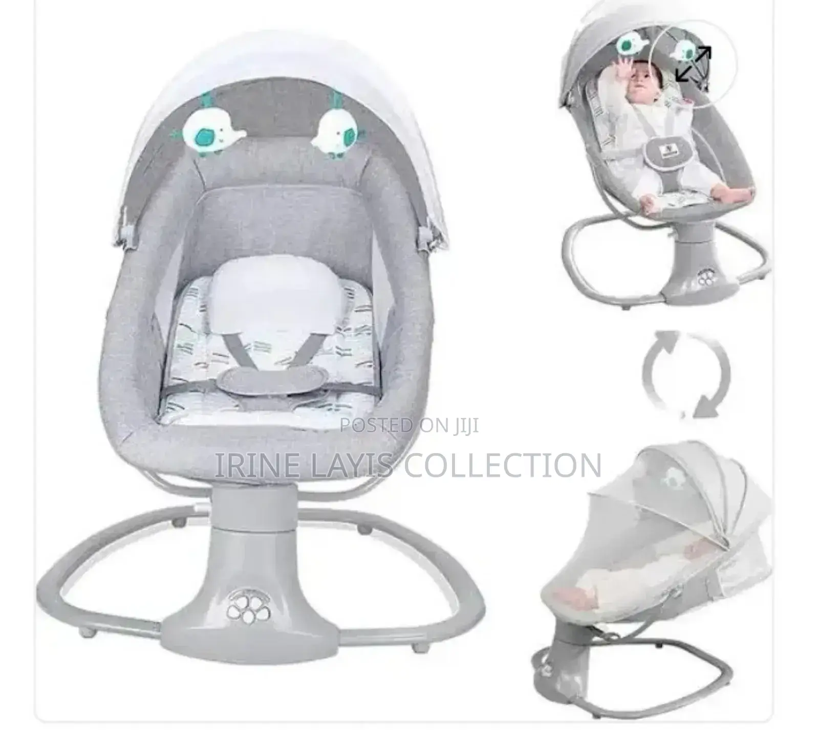 Baby's Electric Swing Cradle