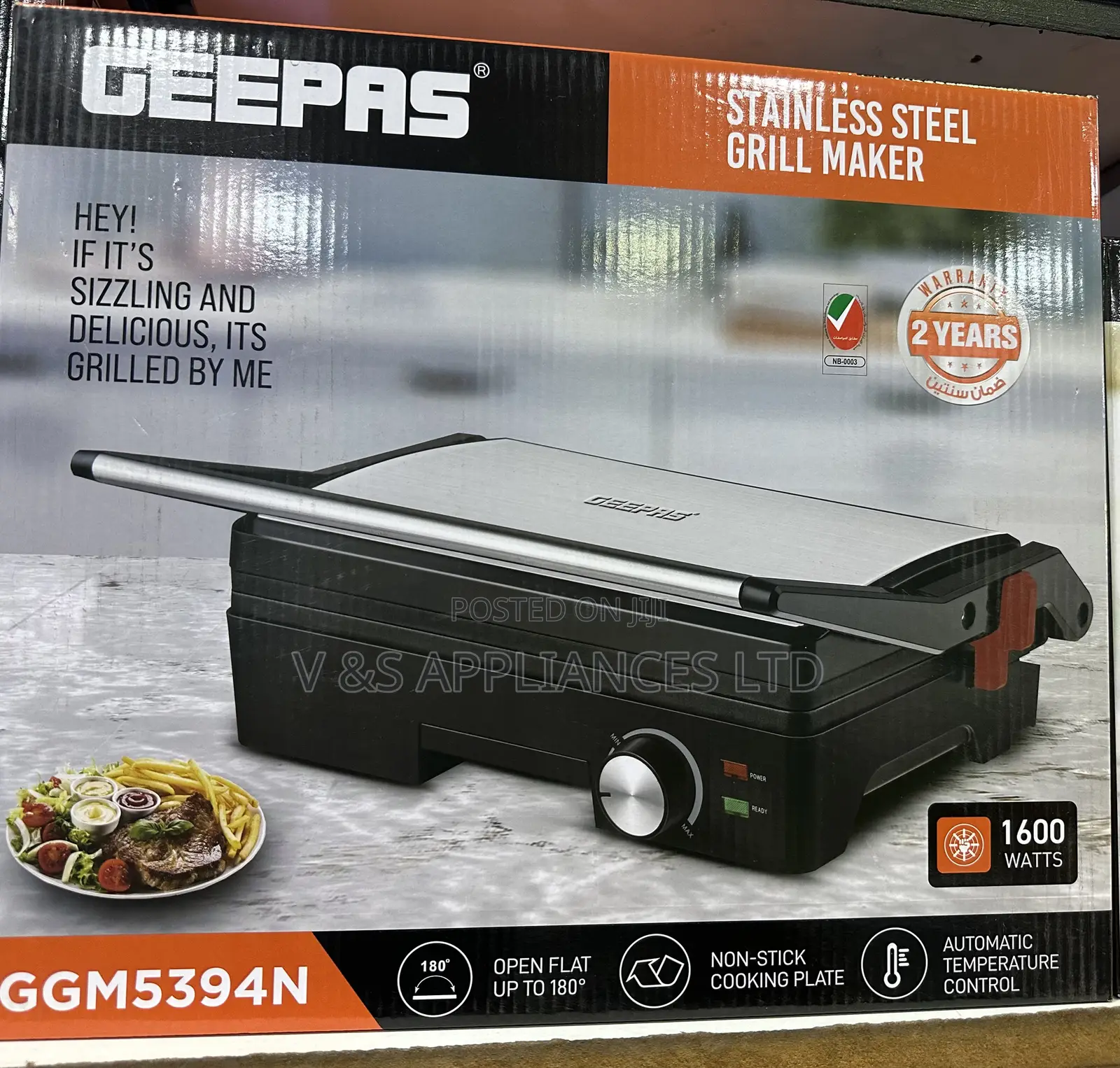 Geepas Sandwich Grill Maker