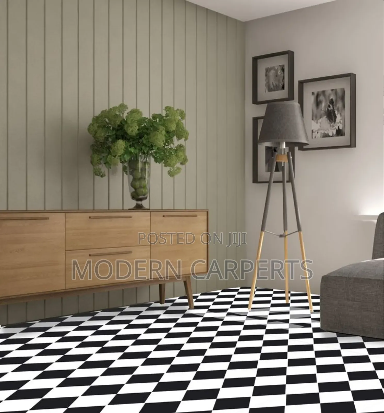 PVC Plastic Carpet Tiles 30cmx30cm