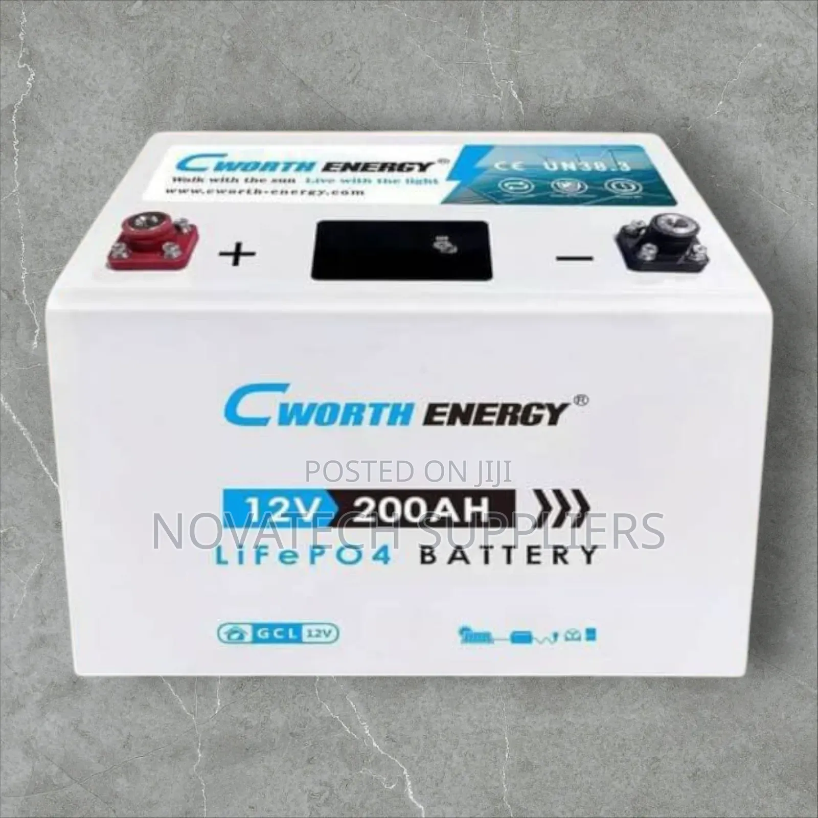 2.56kwh 200ah 12v Cworth Energy Lithium Ion Battery Vukn