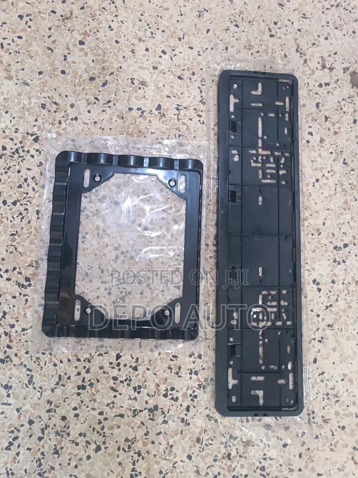 Black Number Plate Frames