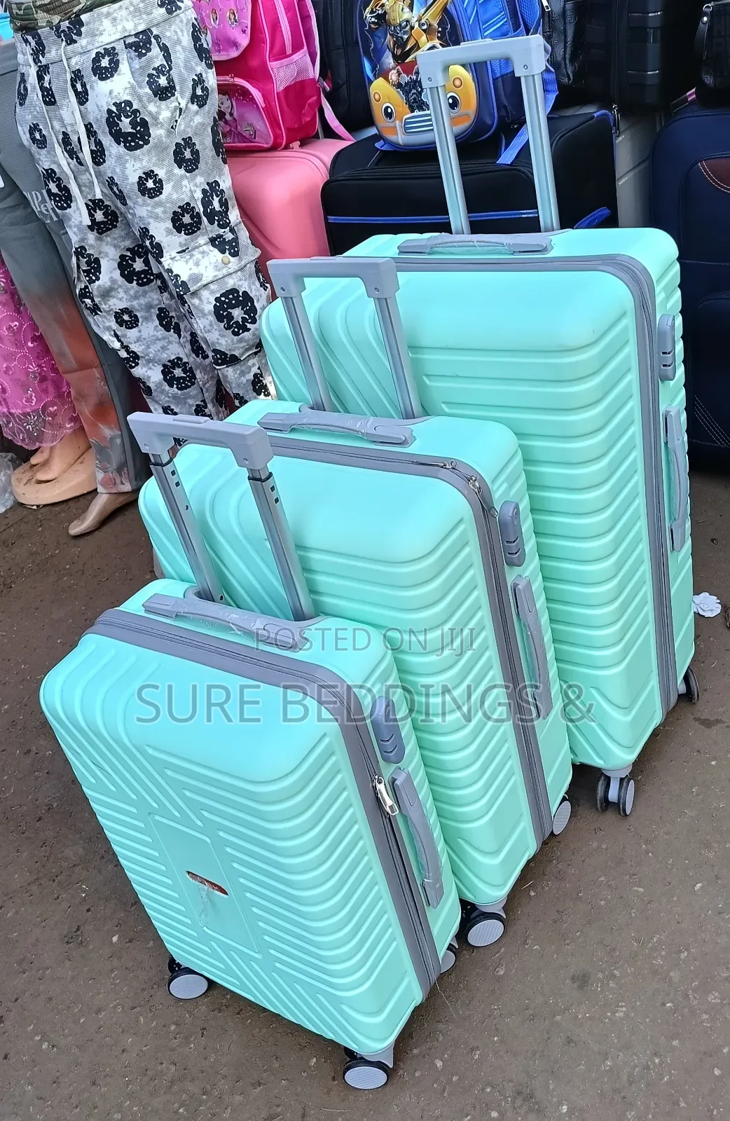 Boho 3 Pieces Suitcases