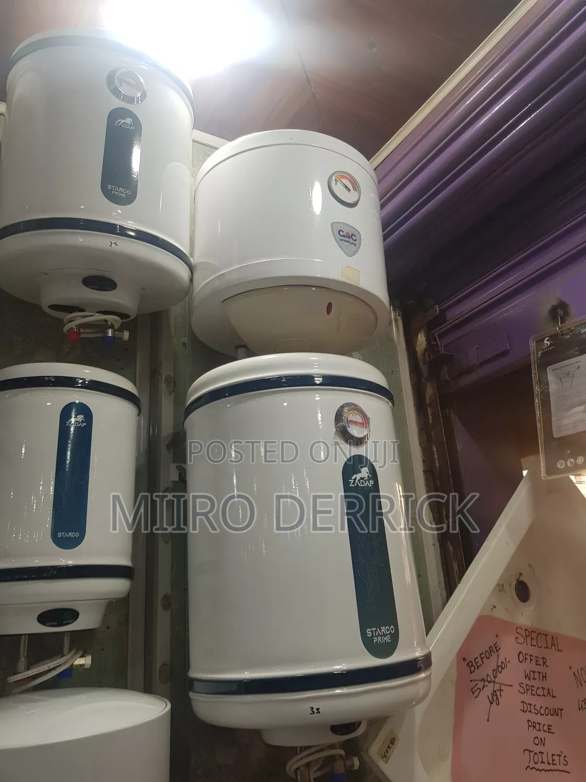 Starco Prime Water Heater 10,15,25,35 50 Litres. Available
