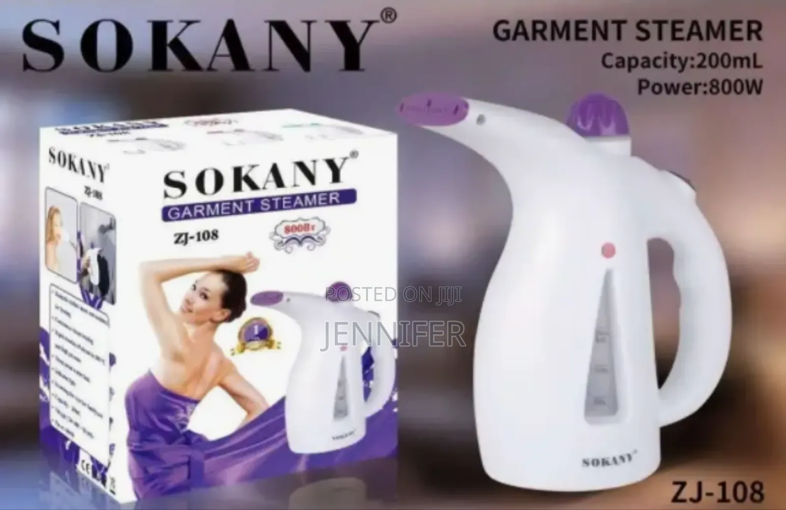 Sokany Facial and Fabric Garment Steamer