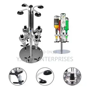 Wine Bottle Holder 4 Shots