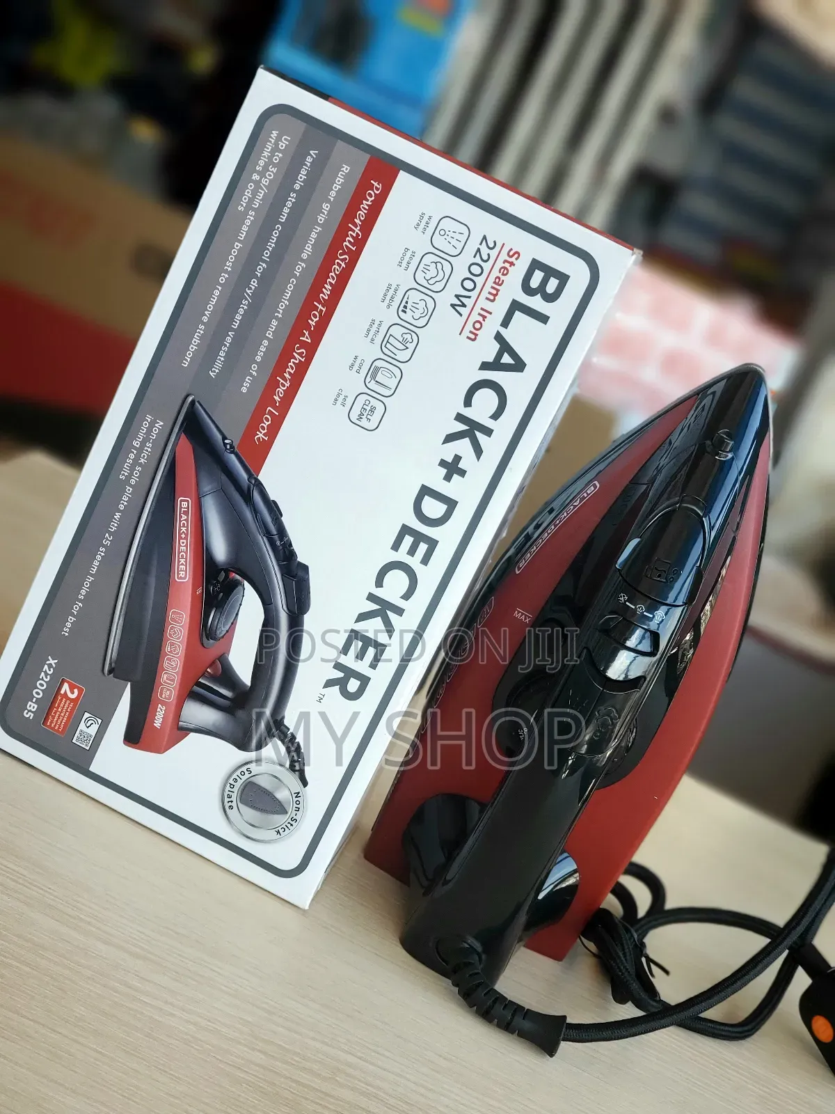 Electric Steam Iron X2200-Bs