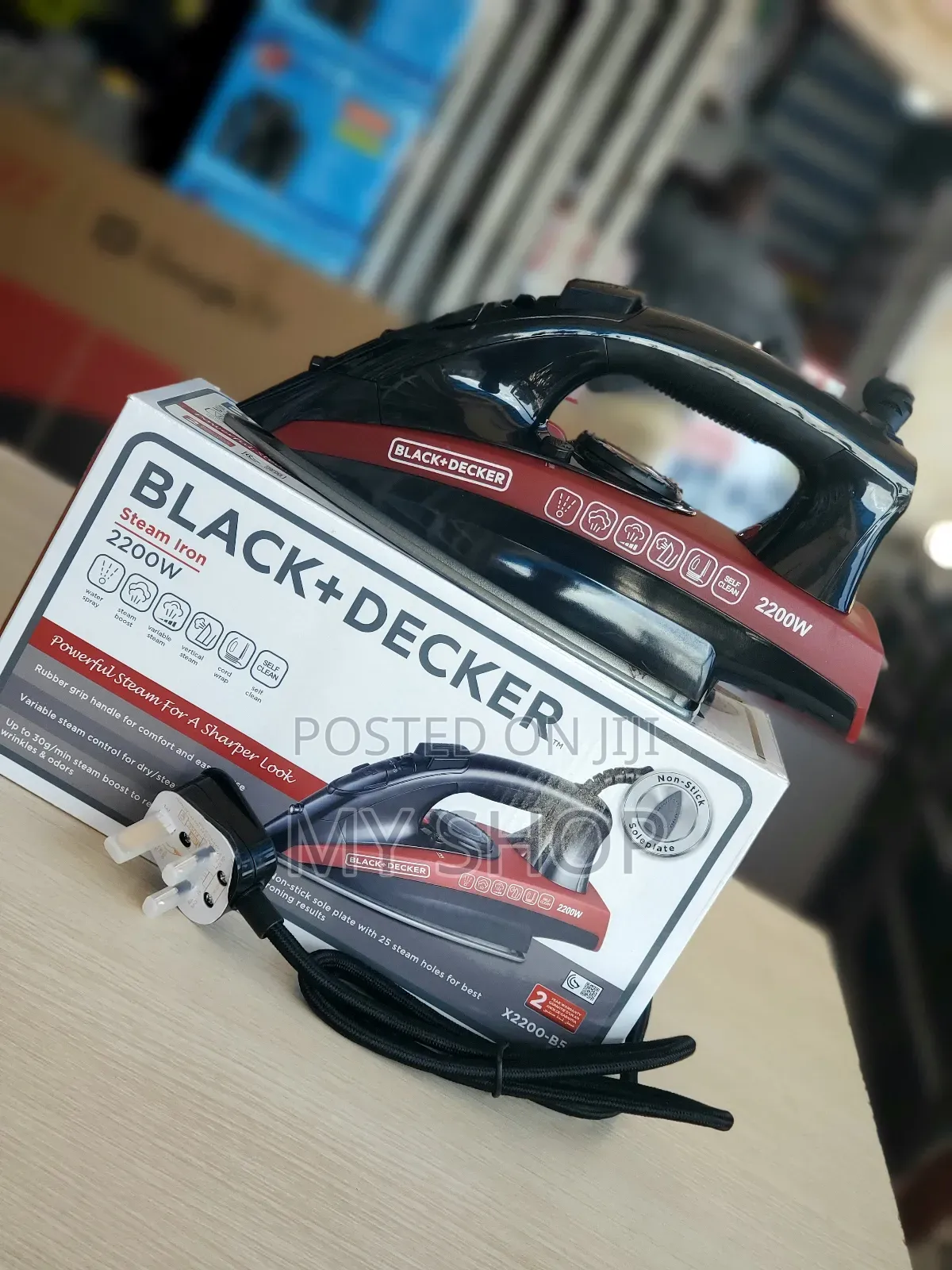 Electric Steam Iron X2200-Bs