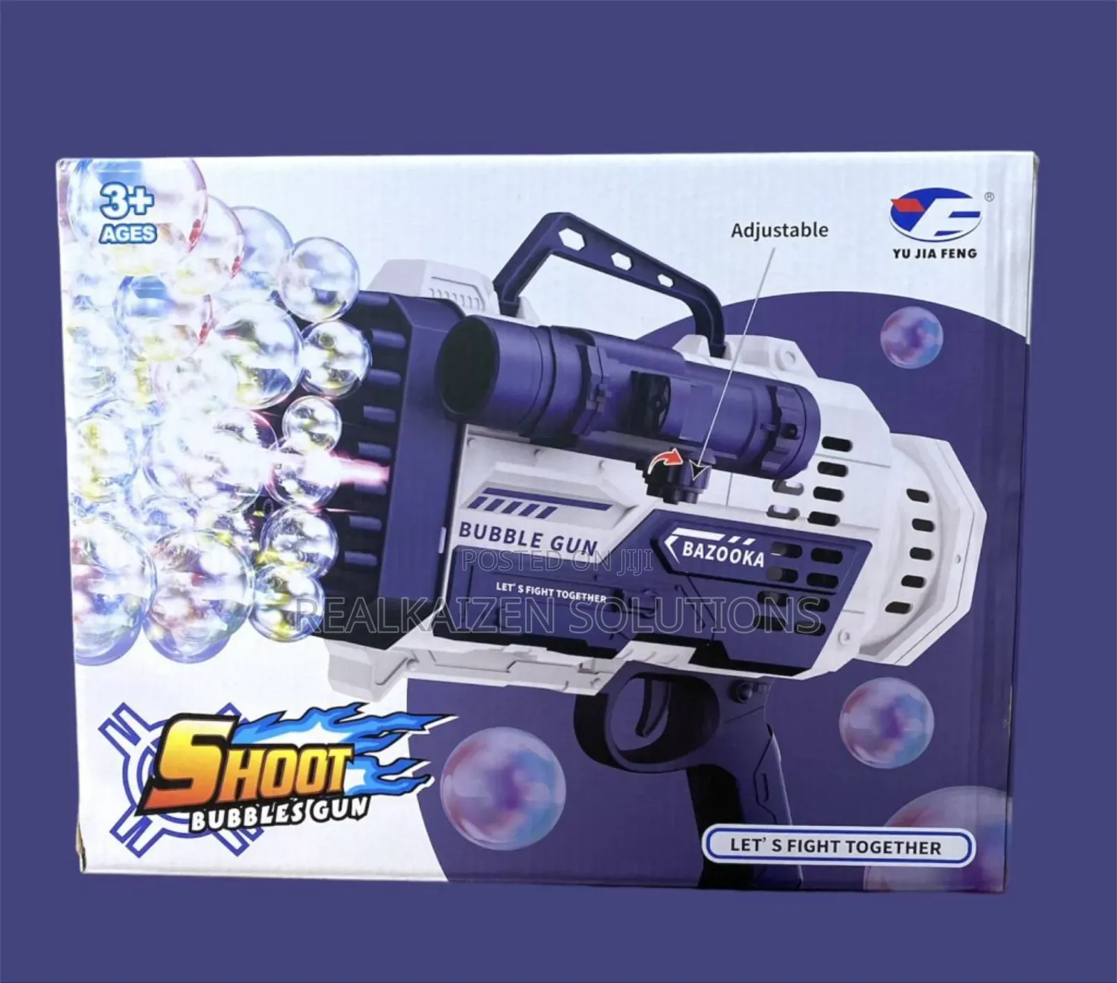 Bazooka Shot 69 Holes Electric Bubble Gun