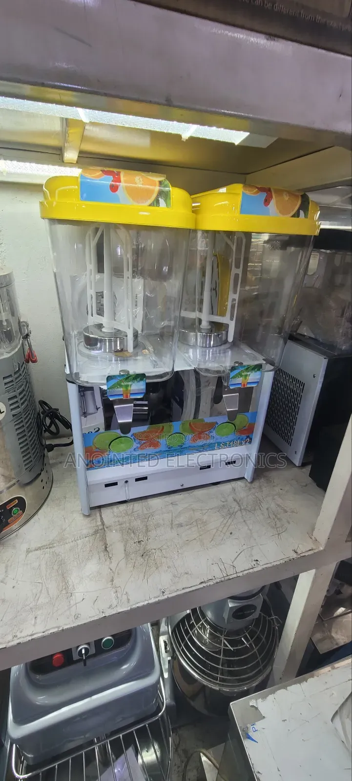 Juice Dispenser Yellow Cover