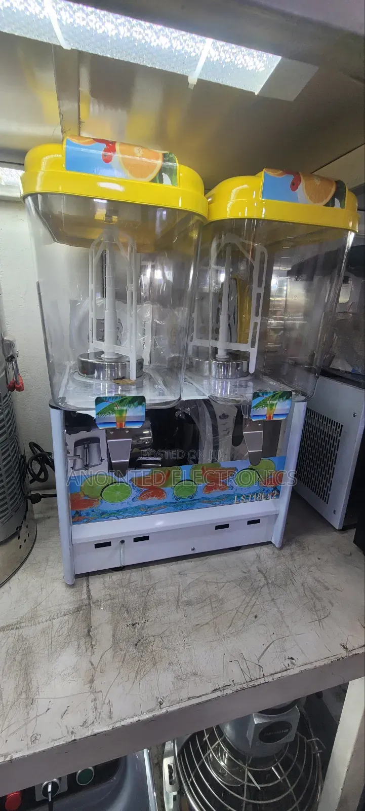 Juice Dispenser Yellow Cover