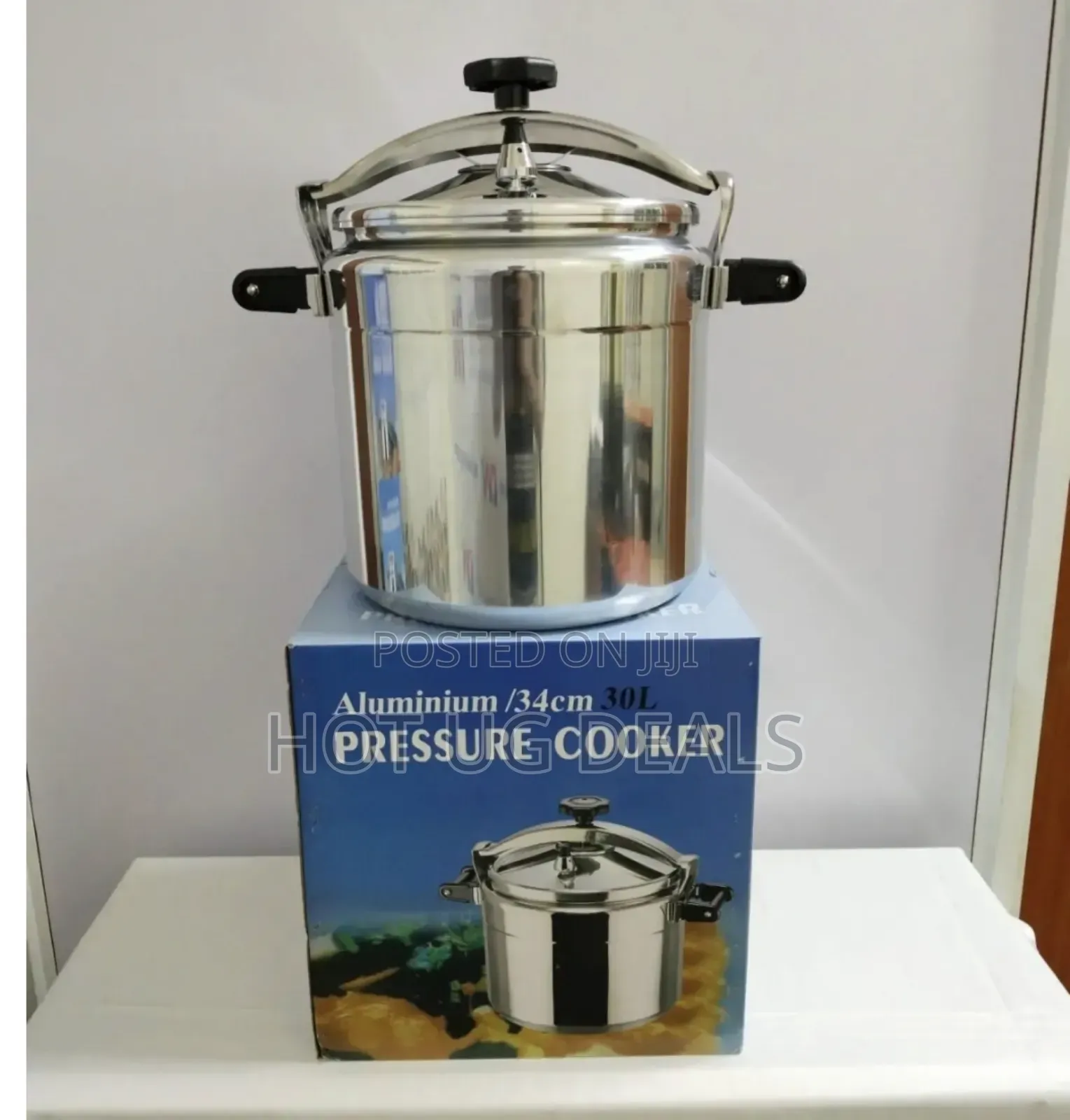 Aluminum 30l Pressure Cooker Saucepan Cookware Pot - Silver.