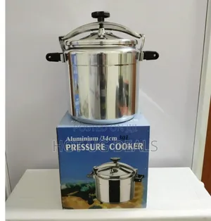 Photo - Aluminum 30l Pressure Cooker Saucepan Cookware Pot - Silver.