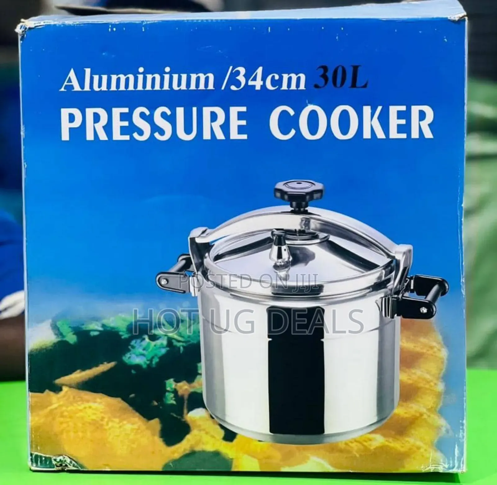 Aluminum 30l Pressure Cooker Saucepan Cookware Pot - Silver.