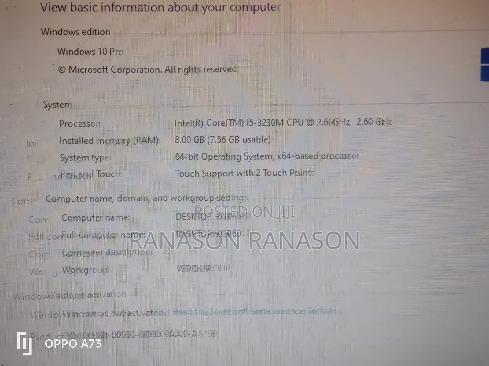Laptop Lenovo 8GB Intel Core I5 HDD+SSD 500GB