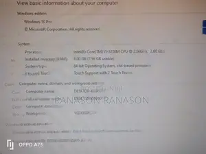 Laptop Lenovo 8GB Intel Core I5 HDD+SSD 500GB