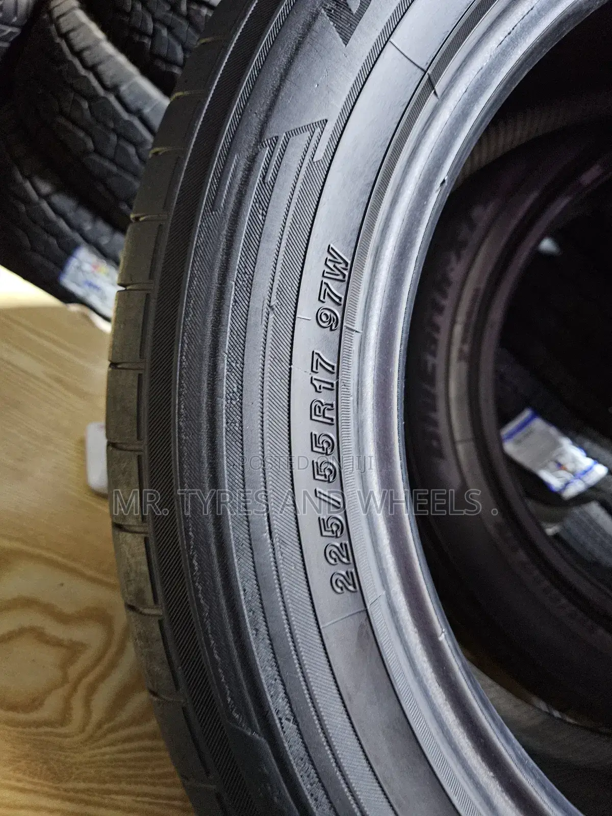 225 55 R17 Yokohama. The Quality Is Very Clear Extremely Gd.